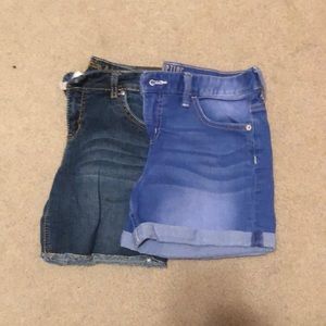 Justice jean shorts!